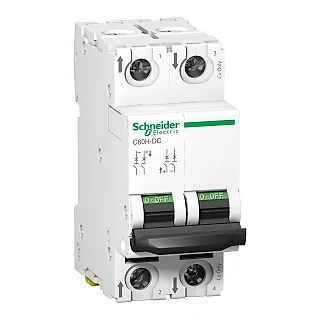 Schneider Electric A9N61520 Minyatür devre kesici - C60H - 2 kutup - 0,5 A - C eğrisi (temsili görsel)