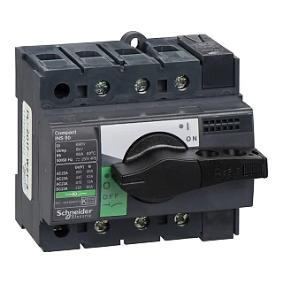 Schneider Electric 28904 Yük ayırıcı Compact INS80 - 3 kutuplu - 80 A