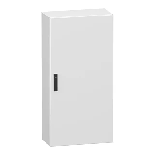 Schneider Electric NSYCRN126300 Düz çelik kapı, PanelSeT CRN, montaj plakası olmadan, 1200x600x300 mm, IP66, IK10, RAL7035