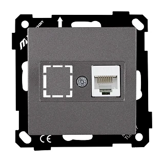 Mutlusan 2270 136 0195 EP-Data Prizi 1*RJ45 CAT5E Füme