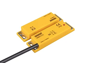 EMAS SMB21LC2-B15 Plastik Sol Çıkış 2NC 5mm LED'li 2m Kablolu 78 mm Manyetik Kapı Switch