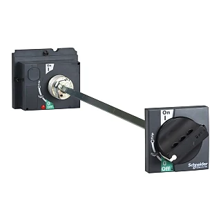 Schneider Electric LV429338 Uzatmalı döner kol - siyah - NSX100..250 için