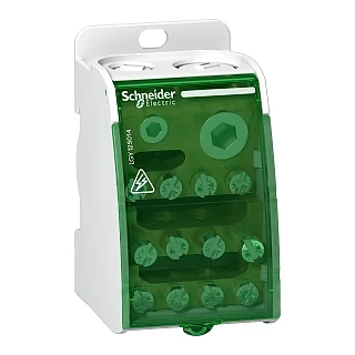 Schneider Electric LGY125014 Linergy DS - vida dağıtım bloğu 1P - 250A - 14 holes