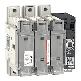 Schneider Electric LV481423 Anahtar bağlantı kesici sigorta, FuPacT GSD160, 160 A, 3 kutuplu, sigorta tipi DIN NH00, ön ve sağ taraf kontrolü