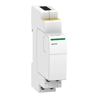 Schneider Electric A9C15924 iACT - 24V DC kontrol ve yardımcı kontak 1 NA, Ti24 PLC arayüzlü