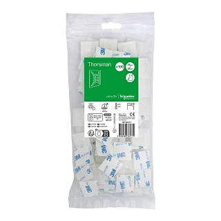 Schneider Electric IMT46451 Kendinden Yapışkanlı Taban, Thorsman Montaj Malzemesi, Maksimum 4,8 Mm Bağlantı Genişliği, Şeffaf