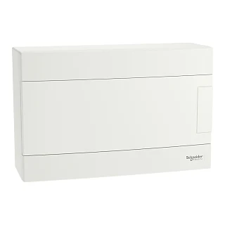 Schneider Electric EZ9EUH112 Modüler Sigorta Kutusu, Easy9 EU, Sıva-üstü, 1 Sıra x 12 Modül, Beyaz Kapak