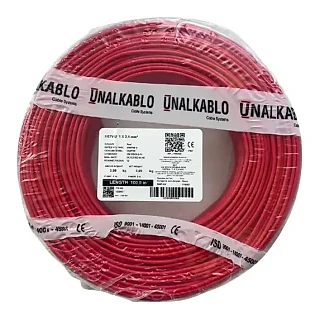 ÜNAL KABLO H05V-U 1×0,50 mm² (temsili görsel)