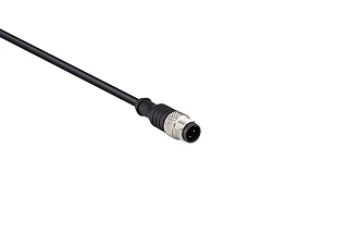 EMAS SKM12F3YXP2 PUR Kablo 2m M12*3 Erkek M12 Kablolu Konnektör (temsili görsel)