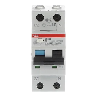 ABB 2CSR255080R1064 DS201 C6 AC30 Kaçak Akım Koruma Rölesi (RCBO)