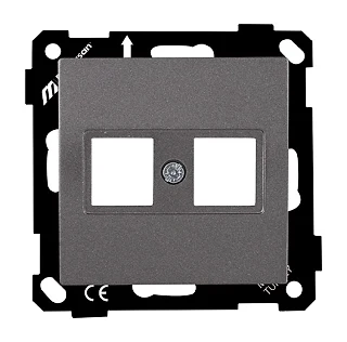 Mutlusan 2270 137 0195 EP-Data Prizi 2*RJ45 Konnektörsüz Füme