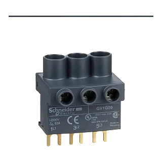 Schneider Electric GV1G09 TeSys GV2, TeSys D ve TeSys U - terminal bloğu - 3P - üstten