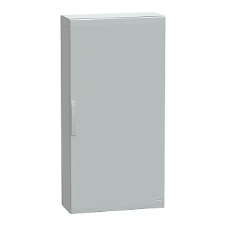 Schneider Electric NSYPLA1573G Yer standı polyester kutu, Thalassa PLA, düz kapı, tamamen mühürlü, 1500x750x320mm, IP65, IK10