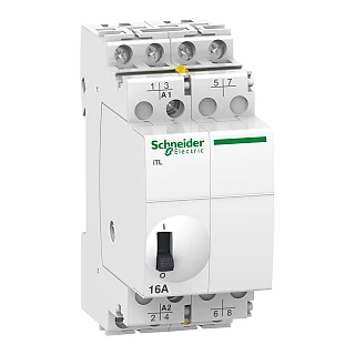 Schneider Electric A9C30814 Darbe rölesi iTRY - 4P - 4 NA - 16A - bobin 110 VDC - 230...240 VAC 50/60Hz