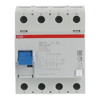 ABB 2CSF204001R3950 F204 AC-125/0.3 Kaçak Akım Koruma Rölesi