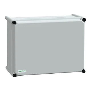 Schneider Electric NSYPLSC2736G PLS kutusu, polyester arka kısım, opak PC kapağı IP66 27x36x18cm