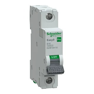 Schneider Electric EZ9F29110 Otomatik Sigorta, Easy9 Pro, 10kA, B-Eğrisi, 1-Kutup, 10A