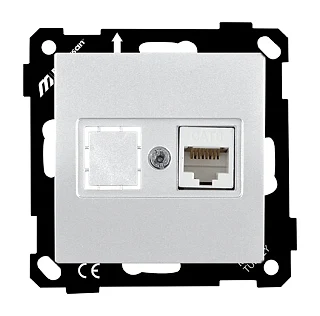 Mutlusan 2270 140 0101 EP Data Prizi 1*RJ45 CAT6E Beyaz