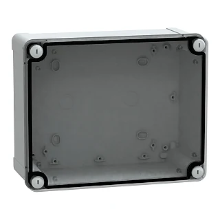 Schneider Electric NSYTBS241910T ABS kutu IP66 IK07 RAL7035 İç H225W175D100 Dış H241W191D128 Şeffaf kapak H20