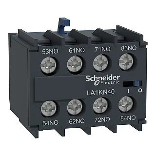 Schneider Electric LA1KN40 TeSys K - Yardımcı kontak bloğu - 4 NA - vida kelepçesi terminalleri