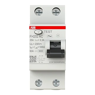 ABB 2CSF202003R3250 FH202 AC-25/0.3 Kaçak Akım Koruma Rölesi