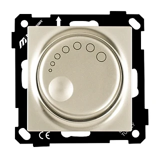 Mutlusan 2270 440 0290 EP-Işıklı Işıkayarlayıcı Dımmer 600W Vidalı Saten