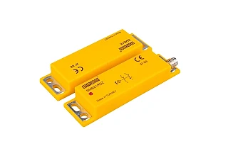 EMAS SMB21RSZ-B18 Plastik Sağ Çıkış 2NC 8mm LED'li M8*4 Konnektör 78 mm Manyetik Kapı Switch