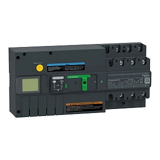 Schneider Electric TA16D3L0804TPE Transfer Şalteri, TransferPacT Active Otomatik, 80A, 400V, 3P, LCD,160A kasa için (temsili görsel)