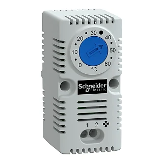 Schneider Electric NSYCCOTHO ClimaSys CC - basit termostat 250V - sıcaklık aralığı 0...60°C - NA - °C