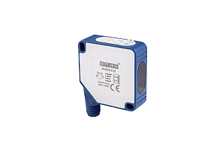 EMAS SPQ50DP2CSX Plastik Cisimden Yansımalı Röle Çıkışlı 1m LED'li M12*4 Konnektör 50 mm Kare Fotoelektrik Sensör