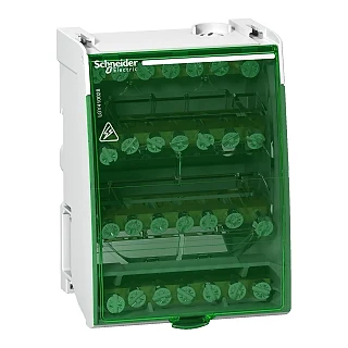 Schneider Electric LGY410028 Linergy DS - vida dağıtım bloğu 4P - 100A - 28 holes