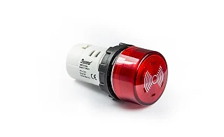 EMAS MBZS024SE MB Serisi Plastik LED'li 24V AC/DC 22 mm Buzzer