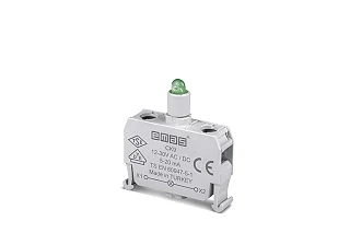 EMAS CK9 Yedek LED'li 12-30V AC/DC Yeşil Sinyal Blok Kumanda Kutusu için (C Serisi)
