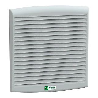 Schneider Electric NSYCVF300M24DPF ClimaSys zorla havl. IP54, 300m3/sa, 24V DC, çıkış ızgaralı ve G2 filtreli