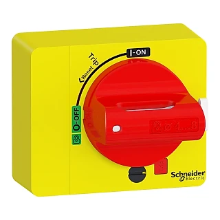 Schneider Electric GV4ADN02 TeSys GV4 - Kırmızı Rotatif Direk Mandalı - IP54