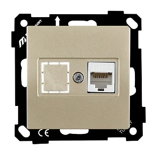 Mutlusan 2270 140 0190 EP Data Prizi 1*RJ45 CAT6 Saten