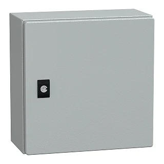 Schneider Electric NSYCRN33150 Spacial CRN düz kapı, montaj plakasız. H300xW300xD150 IP66 IK10 RAL7035