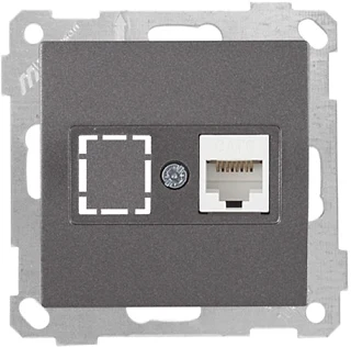 Mutlusan 2100 140 0195 Data Prizi 1*RJ45 CAT6 Füme