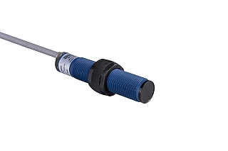 EMAS SPM18DP4EC2 Plastik Cisimden Yansımalı NPN-NO/NC 400mm LED'li 2m Kablolu M18 Fotoelektrik Sensör