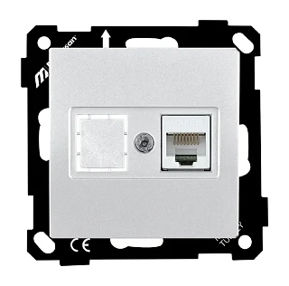 Mutlusan 2270 136 0101 EP-Data Prizi 1*RJ45 CAT5E Beyaz