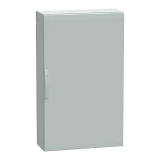 Schneider Electric NSYPLA1273G Yer standı polyester kutu, Thalassa PLA, düz kapı, tamamen mühürlü, 1250x750x320mm, IP65, IK10