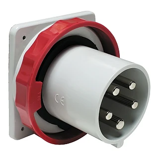 Schneider Electric 81882 PratiKa Düz Makina Fişi - 4*63A - 3P + E - 380...415 V AC - IP67 (temsili görsel)