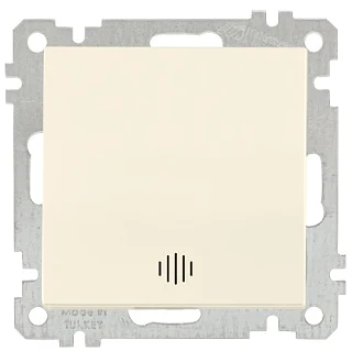 Mutlusan 2100 415 0102 Işıklı Anahtar 220V Klipsli Krem