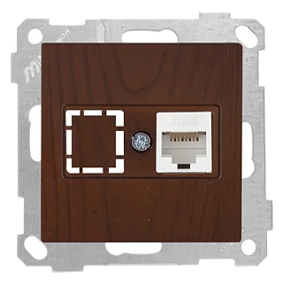 Mutlusan 2100 140 0157 Data Prizi 1*RJ45 CAT6 Ceviz