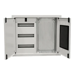 ÇETİNKAYA ÇP 8503 S.A. Yatay, Metal Ön Çerçeveli Daire Panosu 65×54×10cm 36M (3×12 Sig. Çıkışlı)