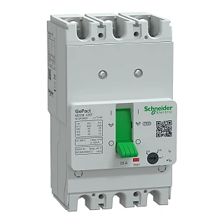 Schneider Electric G12F3A25 GoPact MCCB 125F 3P3D 25A Ayar Sahalı