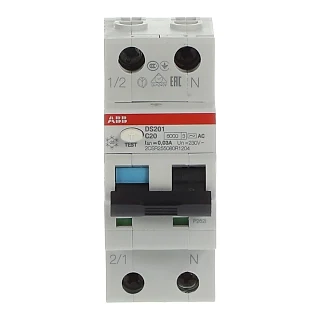 ABB 2CSR255080R1204 DS201 C20 AC30 Kaçak Akım Koruma Rölesi (RCBO)