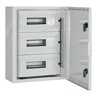 ÇETİNKAYA ÇP 5104 ÇP 5104 40x50x17,5 ABS Pano 3×17 Opak Kapaklı (temsili görsel)