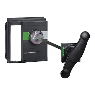 Schneider Electric E33878 EasyPact CVS800-1600 için döner kol, siyah, uzatılmış montaj