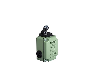 EMAS L1K13MIM311 L1 Metal Gövde 14 mm Metal Makaralı Manivela Ani Hareketli 1NO+1NC Sınır Şalter